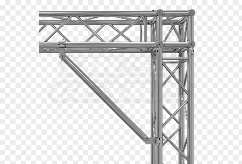 Metal Truss Structure Steel Cross Bracing Hollow Structural Section PNG