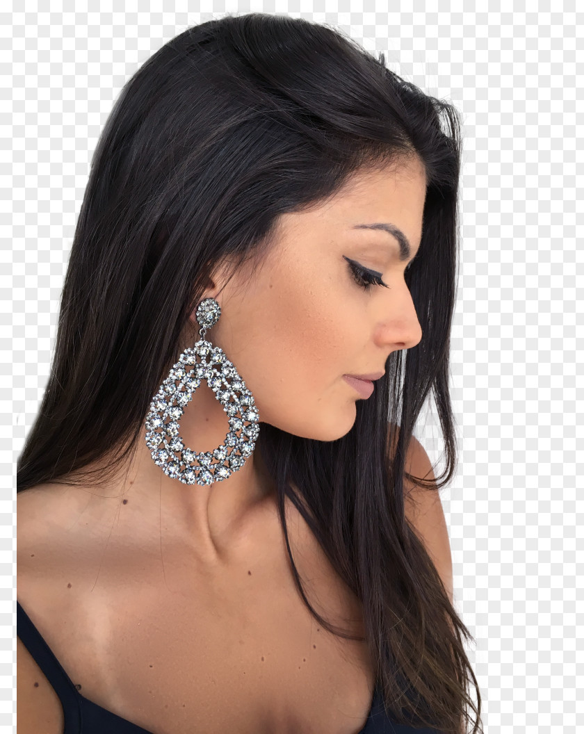 Necklace Earring Chin Production PNG