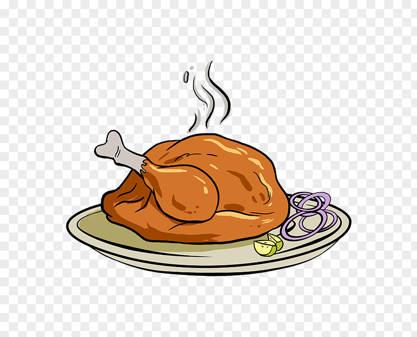 Thanksgiving Dinner Drawing Turkey Meat Image PNG
