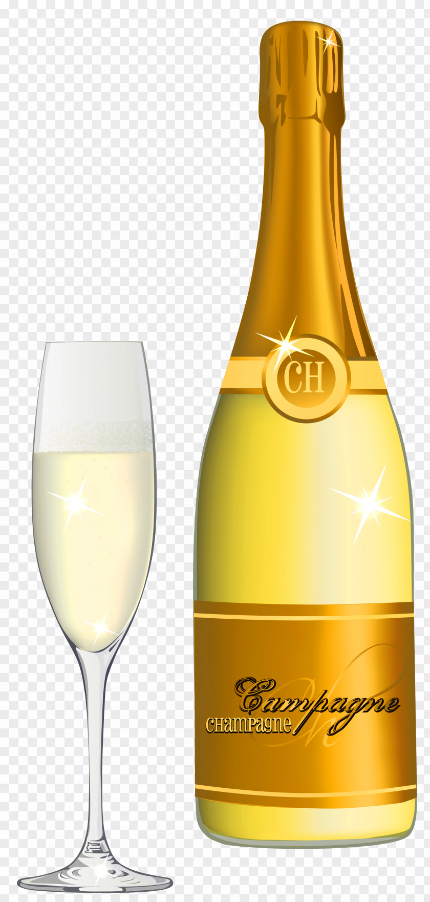Champagne And Glass Vector Clipart Image Cocktail Beer Clip Art PNG