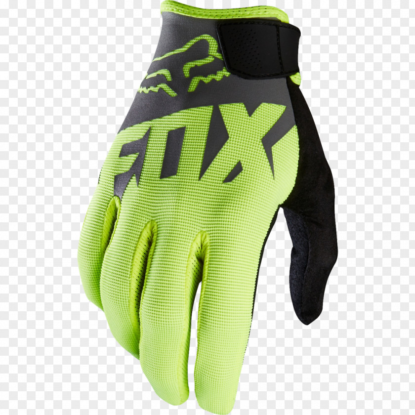 Cycling Fox Racing Glove Bicycle PNG