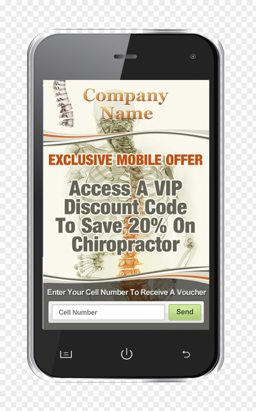 Marketing Buzz Smartphone Feature Phone Chiropractic Chiropractor Mobile PNG