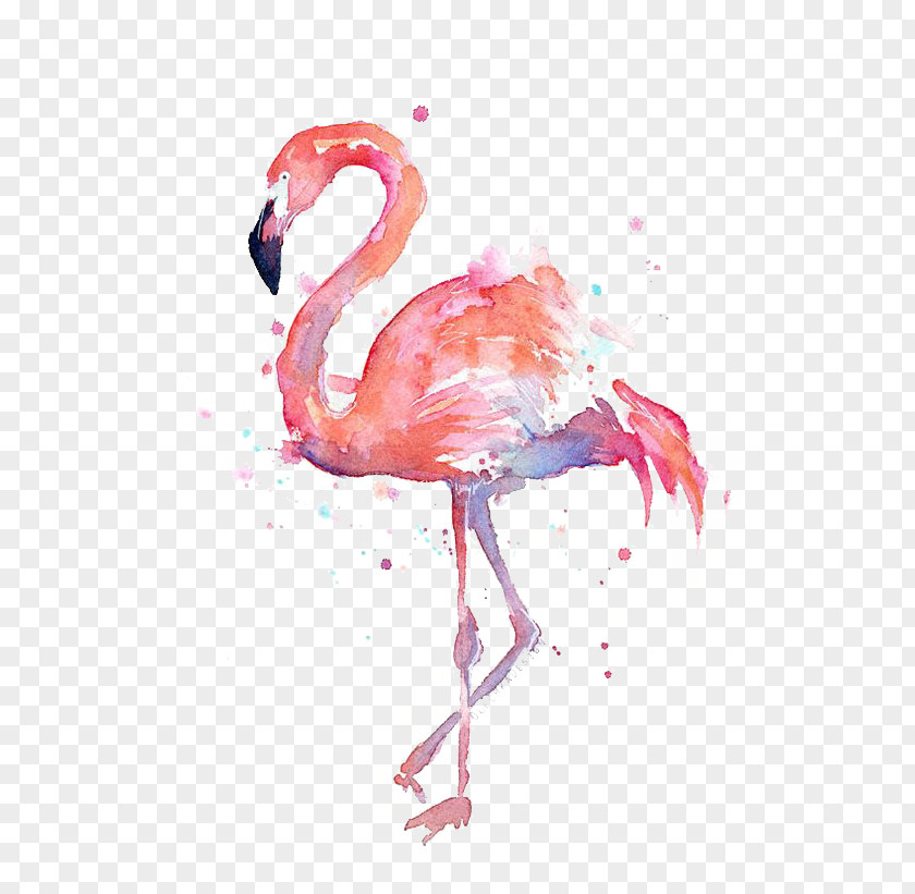 T-shirt Paper Flamingo Watercolor Painting Printmaking PNG painting Printmaking, Drawing Flamingos, clipart PNG