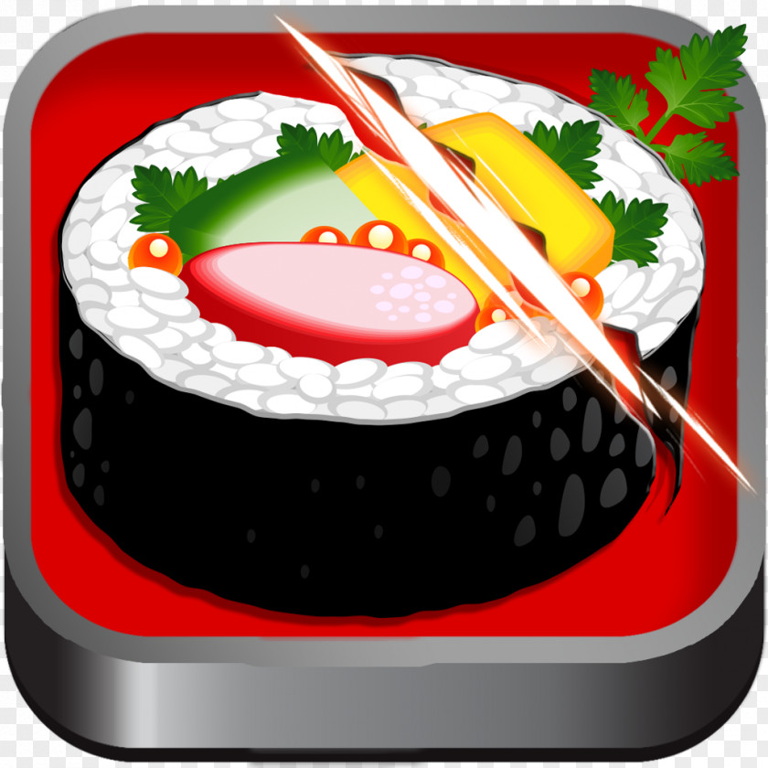 White Rice Gimbap Sushi Cartoon PNG