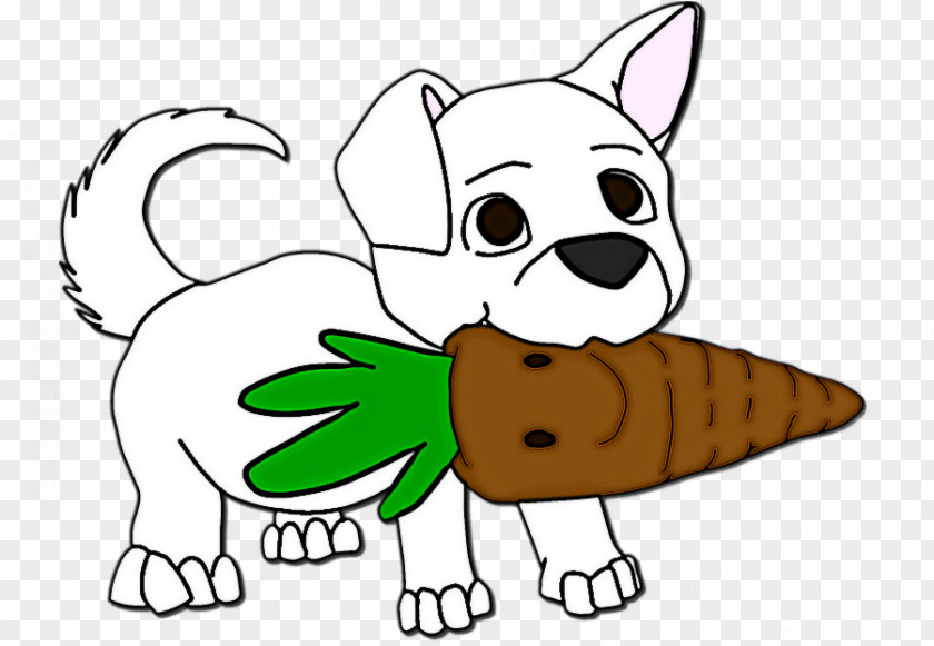 Cartoon Snout Line Art Tail Puppy PNG