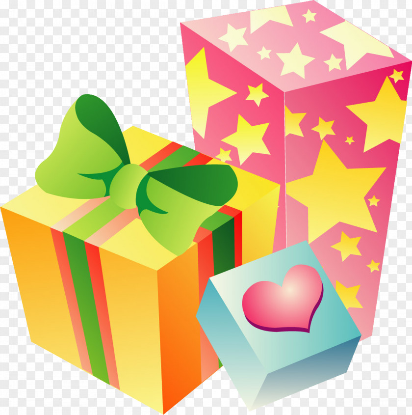 Gift Paper Box Illustration PNG