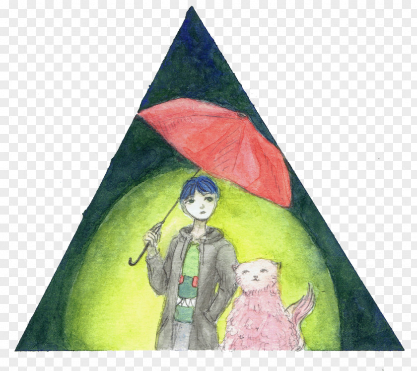 Watercolor Umbrella Tent Character Fiction PNG