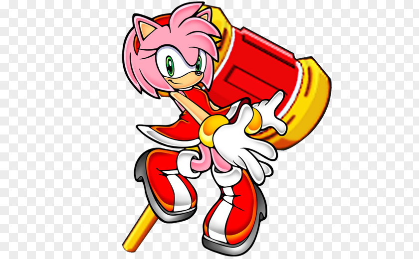 8-3 Amy Rose Sonic Shuffle Riders: Zero Gravity Sega CD PNG