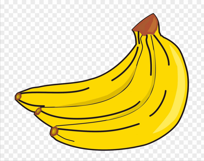 Cartoon Banana Auglis PNG