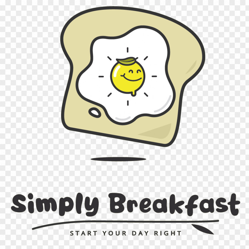 Nutritious Breakfast Bed And Omelette Meal Logo PNG