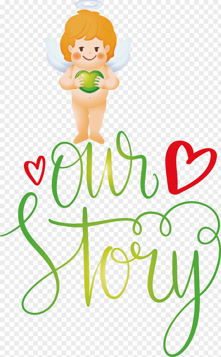 Our Story Love Quote PNG