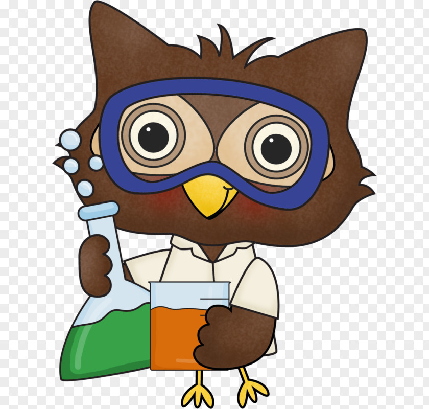 Owl Science Clip Art PNG