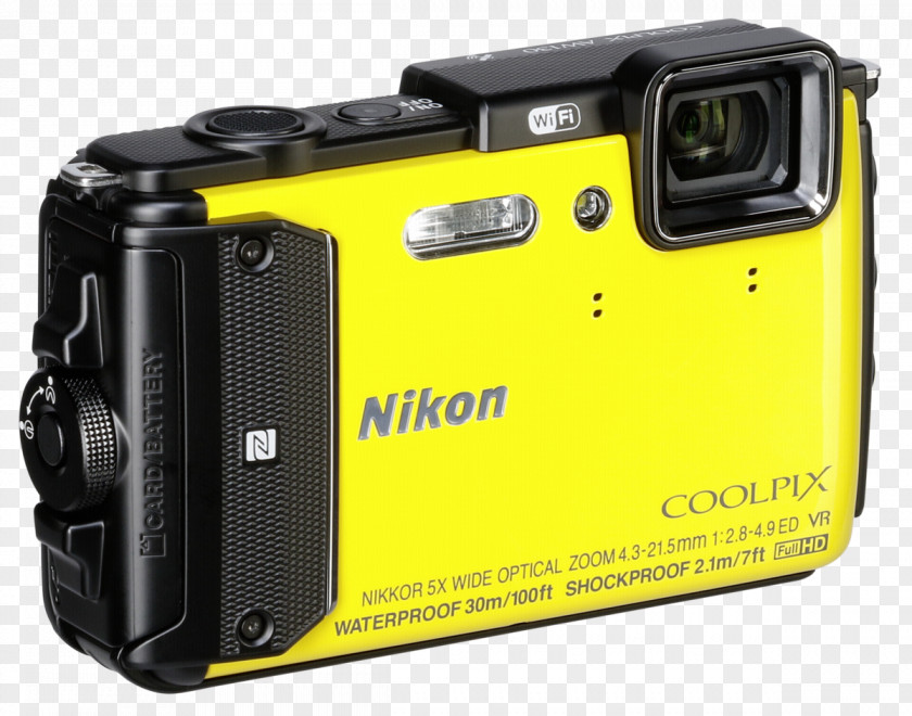 4KCamouflageCamera Nikon D40 Point-and-shoot Camera Coolpix W300 16.0 MP Compact Ultra HD Digital PNG