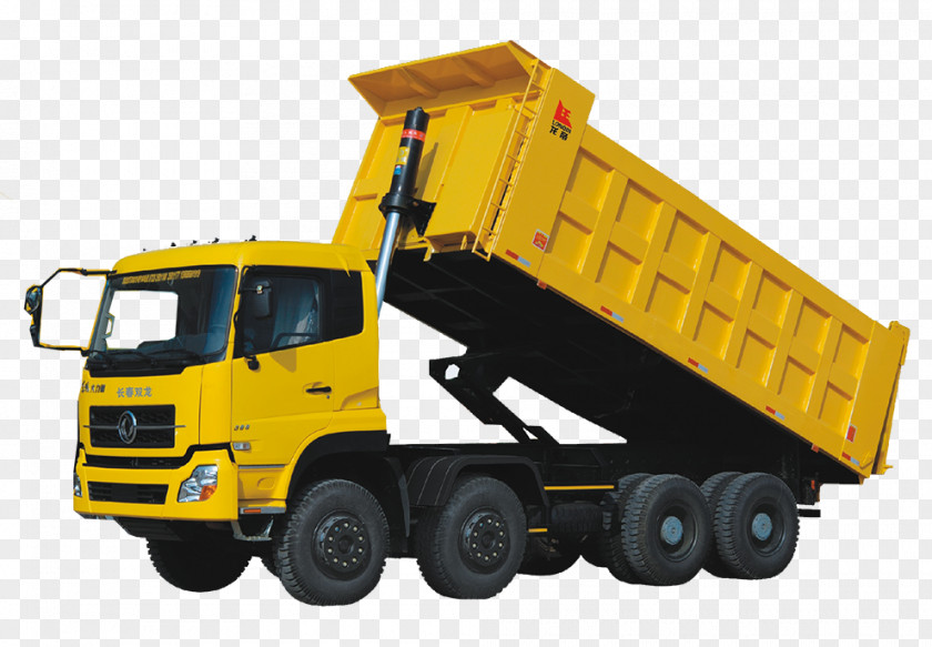 Dump Truck Ford Cargo Six-wheel Drive PNG