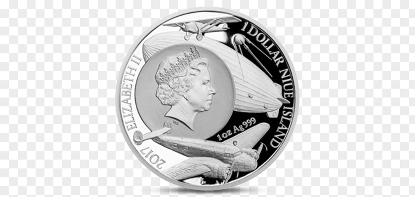 Sputnik Launch Silver Coin Flight Niue PNG