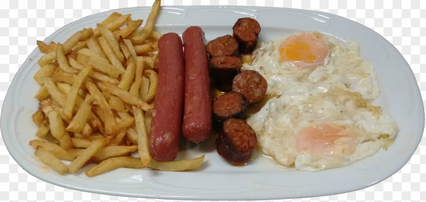 Breakfast Frankfurter Würstchen Bockwurst Bratwurst French Fries Sausage PNG