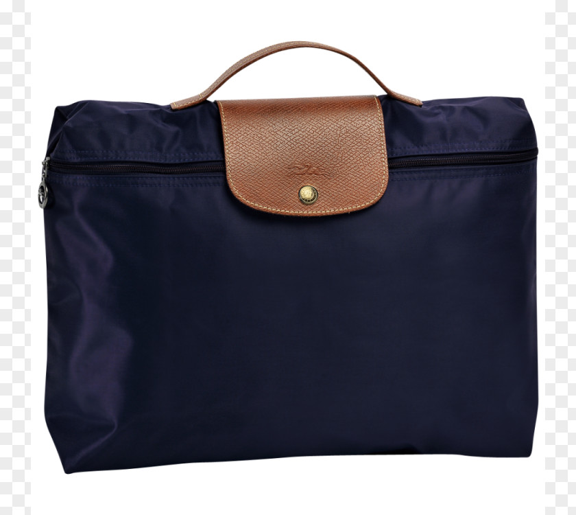 Bag Longchamp Pliage Briefcase Leather PNG