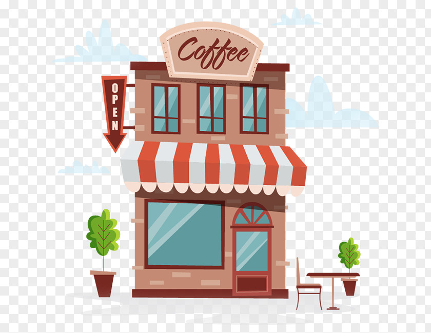 Coffee Cafe Bakery Tea Vector Graphics PNG
