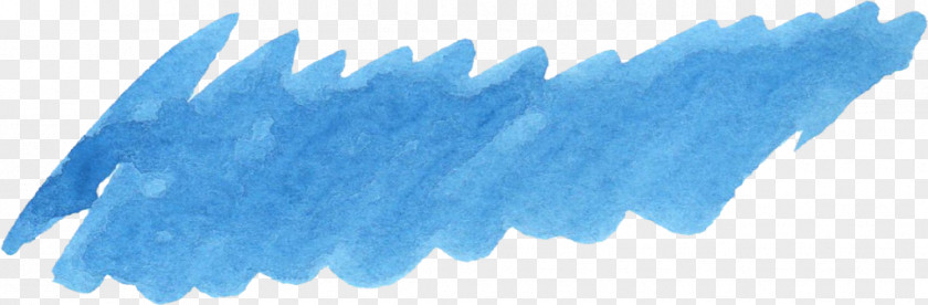 Free Paint Brush Stroke Blue Watercolor Painting Transparency File Format PNG