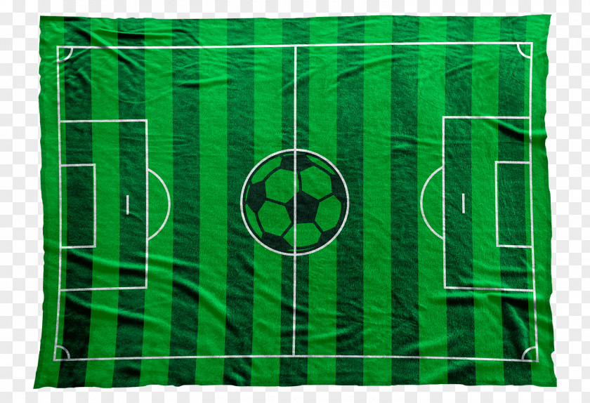 Indoor Soccer Field Football Pitch Sports Blanket Pattern PNG
