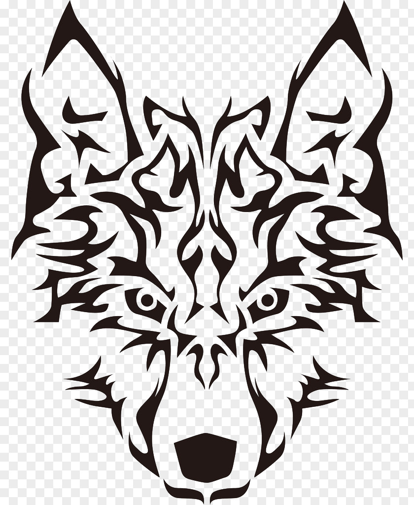 Langtou Flag Gray Wolf Tribe Clip Art PNG