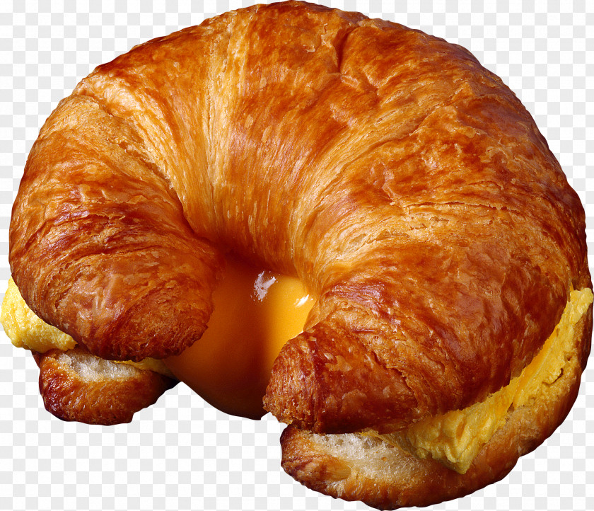 Сroissant Hamburger Butterbrot Fast Food Croissant French Fries PNG