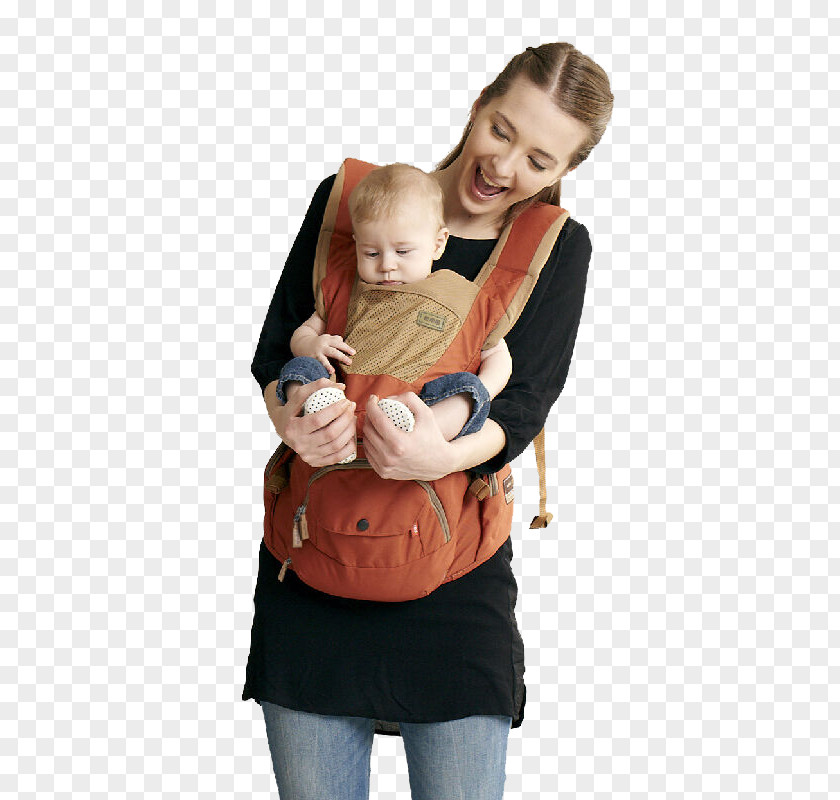 A Baby Breathable Waist Stool Infant Sling Transport Child PNG