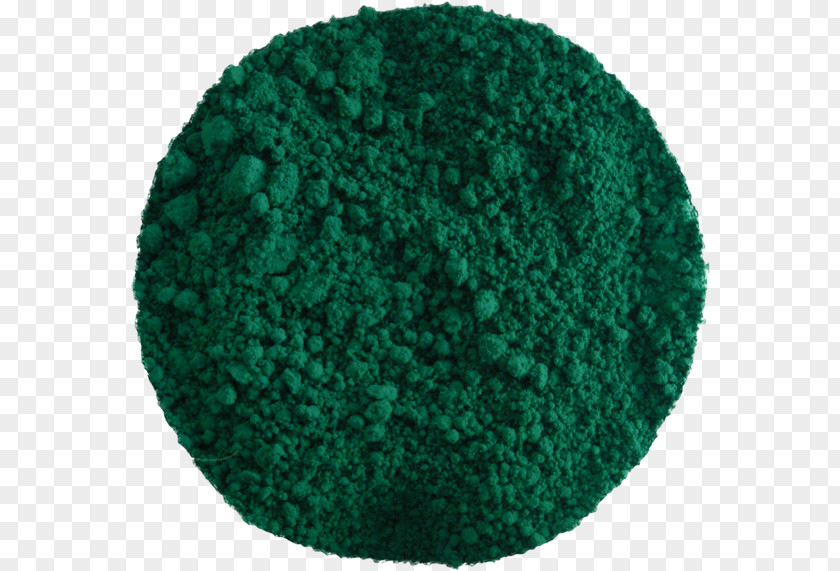 Emerald Green Color Pigment PNG