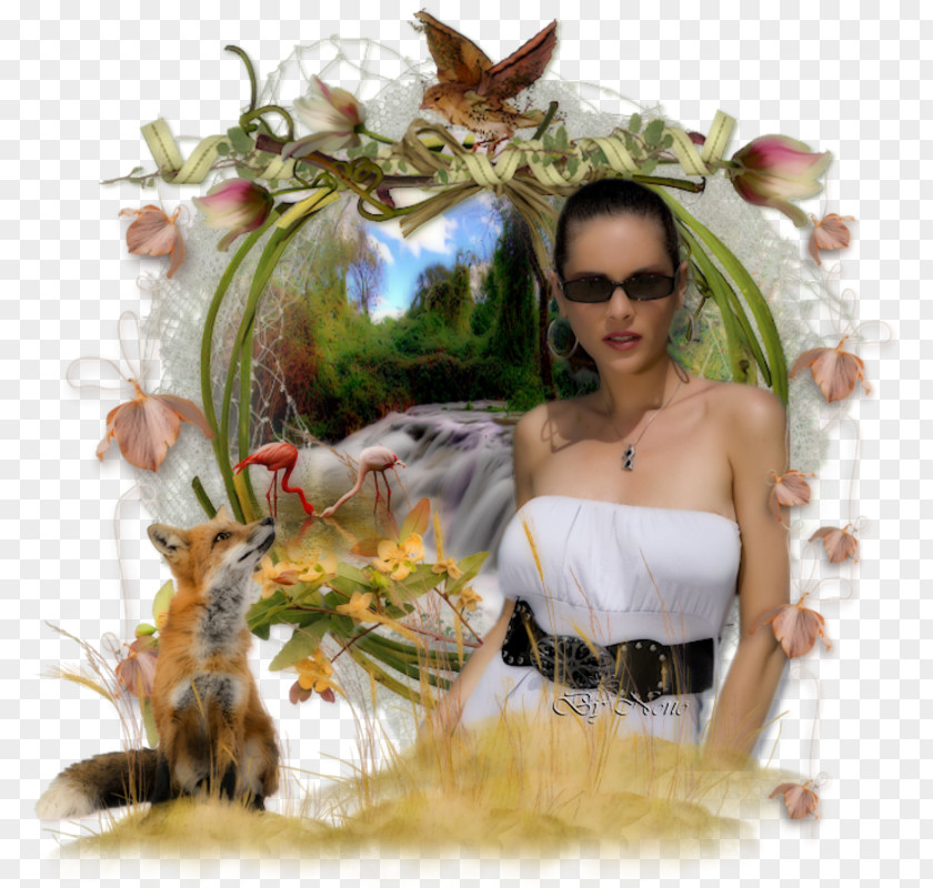 Flower Photomontage PNG