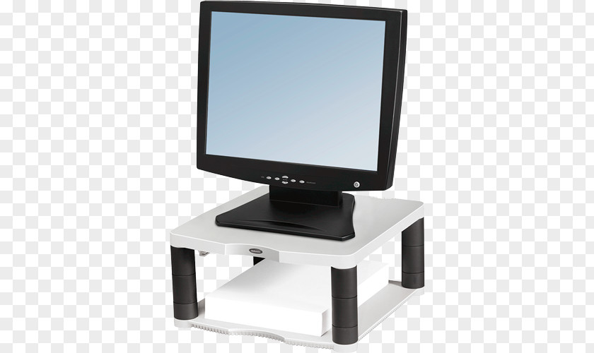 Monitor Riser PlusStand For Fellowes Flat Panel Display Desk-Mount Dual Arm, Supports 24 Pounds, BlackComputer Stand Computer Monitors PNG