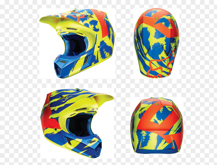 Motorcycle Helmets Fox Racing Motocross PNG