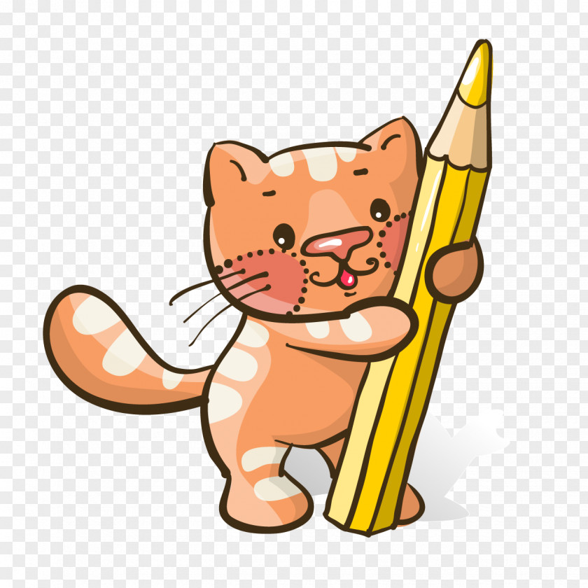 Pencil Cat Clip Art Kitten Drawing PNG