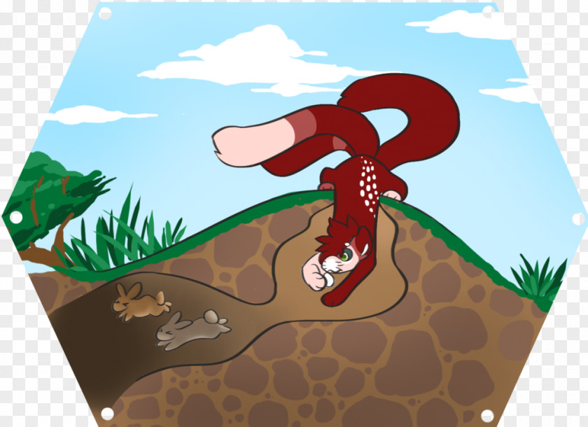 Rabbit Burrow Giraffe Character Giraffids Clip Art PNG