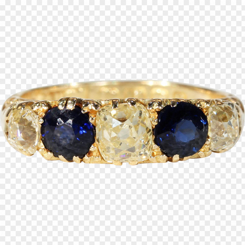 Ring Jewelry Sapphire Jewellery Gold Estate PNG