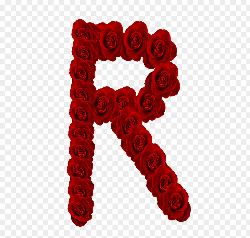 Rose Letter Alphabet PNG