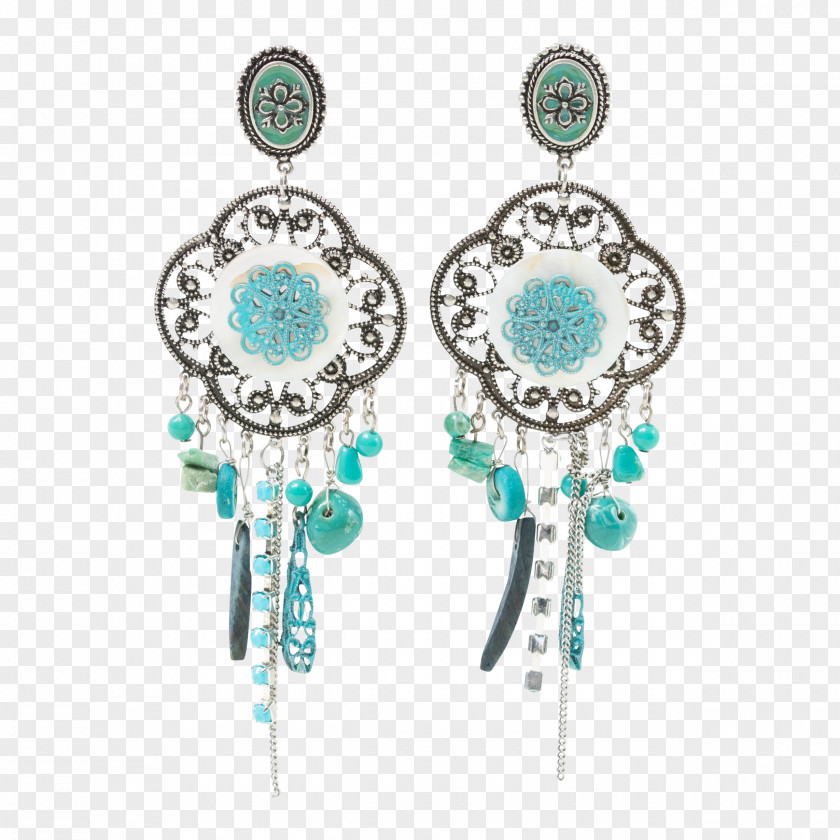 T-shirt Earring Turquoise Necklace Jewellery PNG