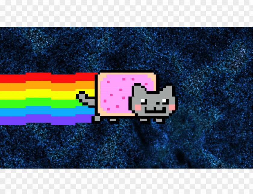 Cat Nyan YouTube Desktop Wallpaper PNG