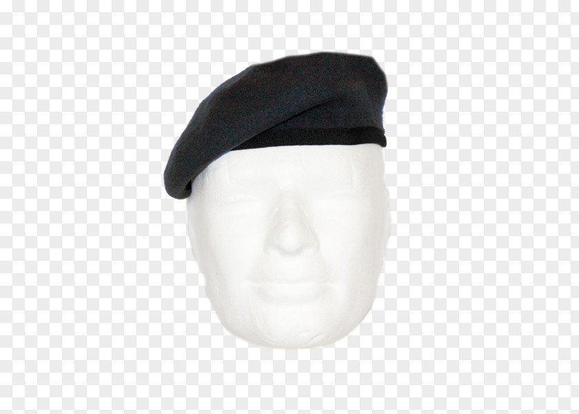 Hat Black Beret Crystal Birch PNG