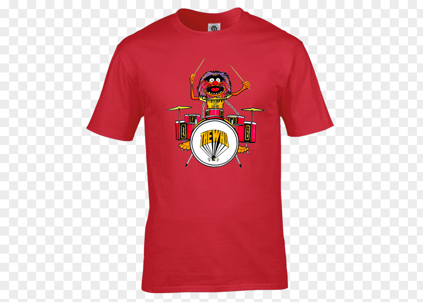 Printed T Shirt Red T-shirt Clothing Hoodie PNG