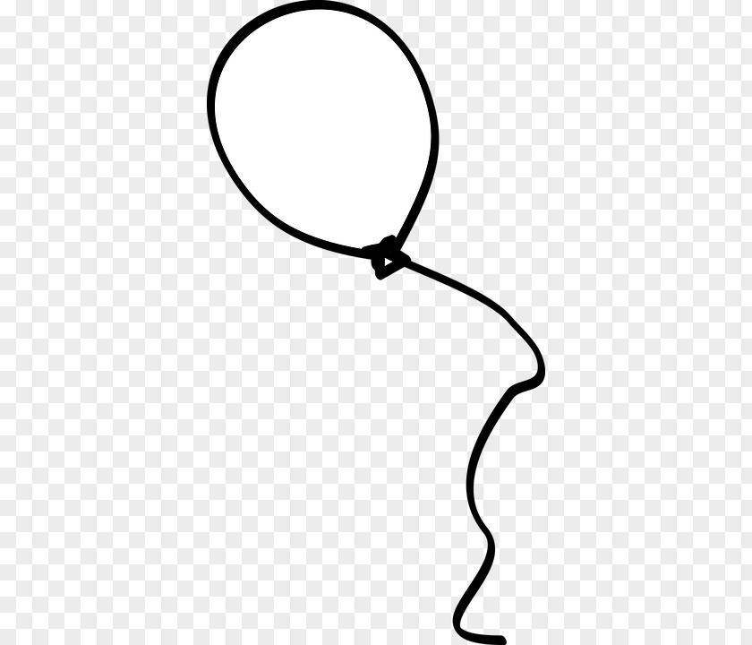 Balloon Black And White Drawing Birthday Clip Art PNG