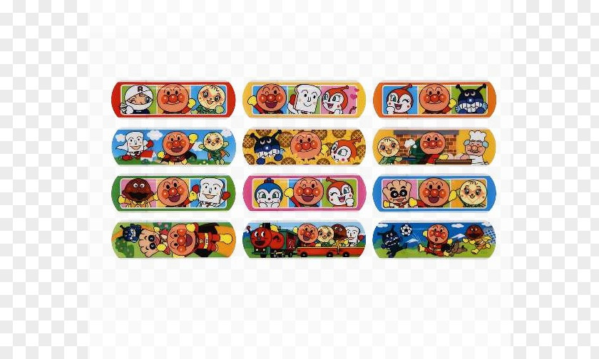 Bread Superman Band-Aid Japan Anpanman Adhesive Bandage Ikeda Mohando Wound PNG