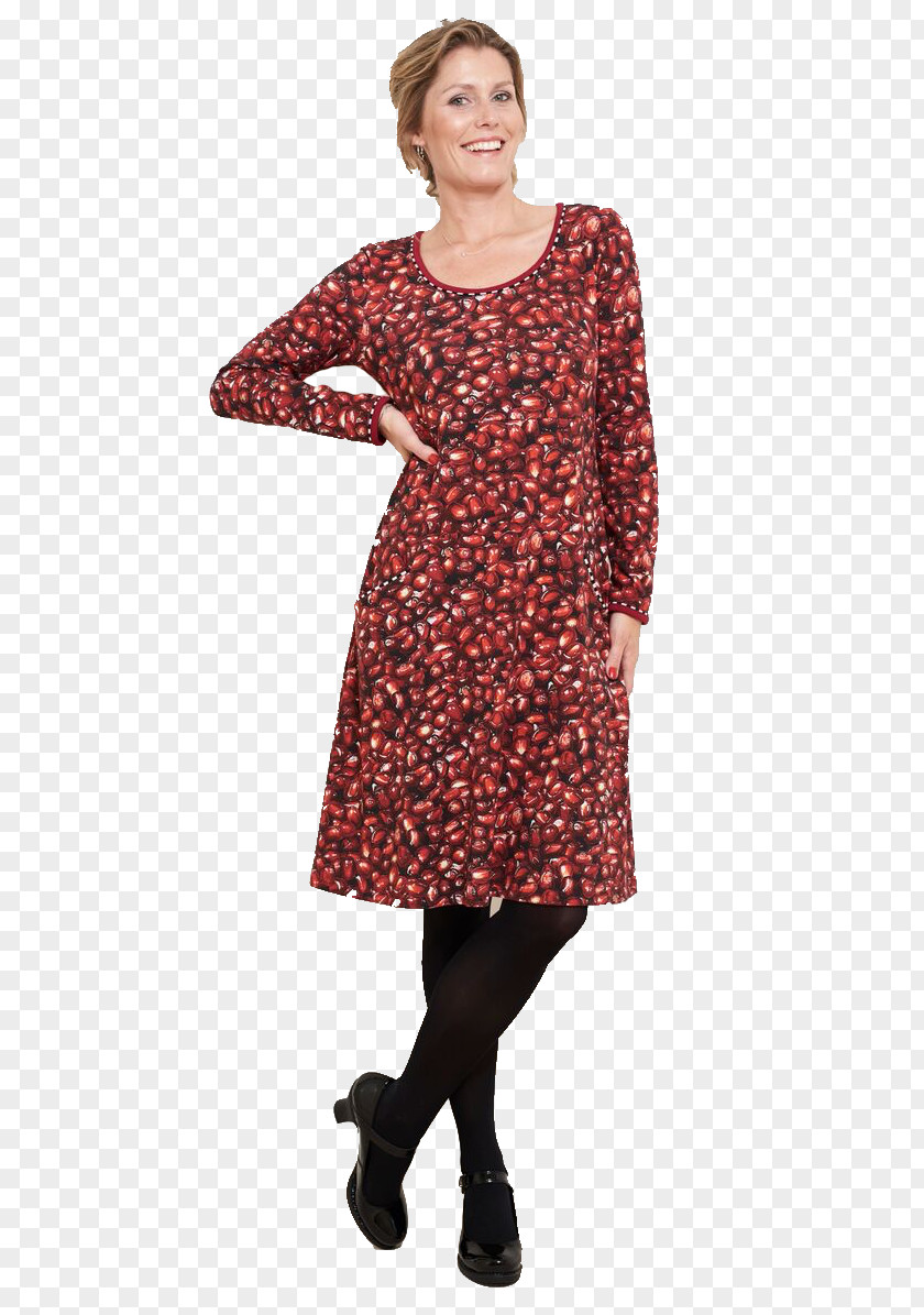 Cocktail Dress Sleeve Maroon PNG