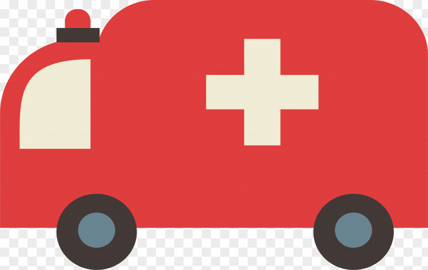 Red Emergency Ambulance Department Allmxe4nlxe4kare Illustration PNG
