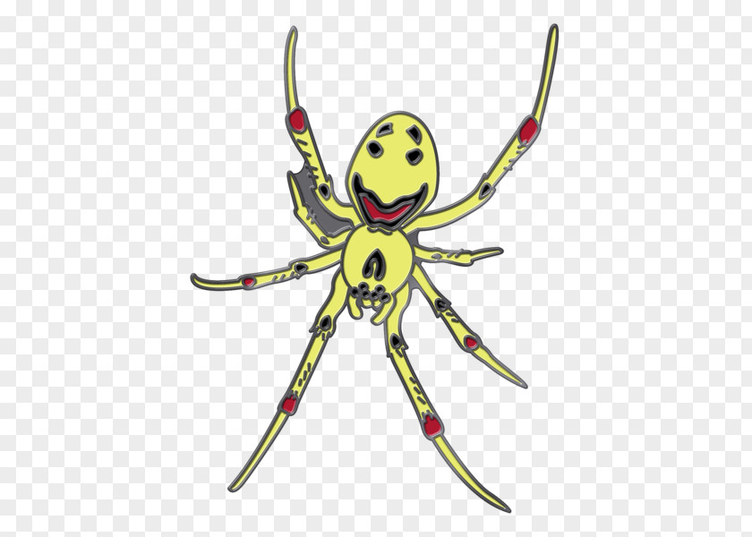 Spider Theridion Grallator Smiley Maui PNG