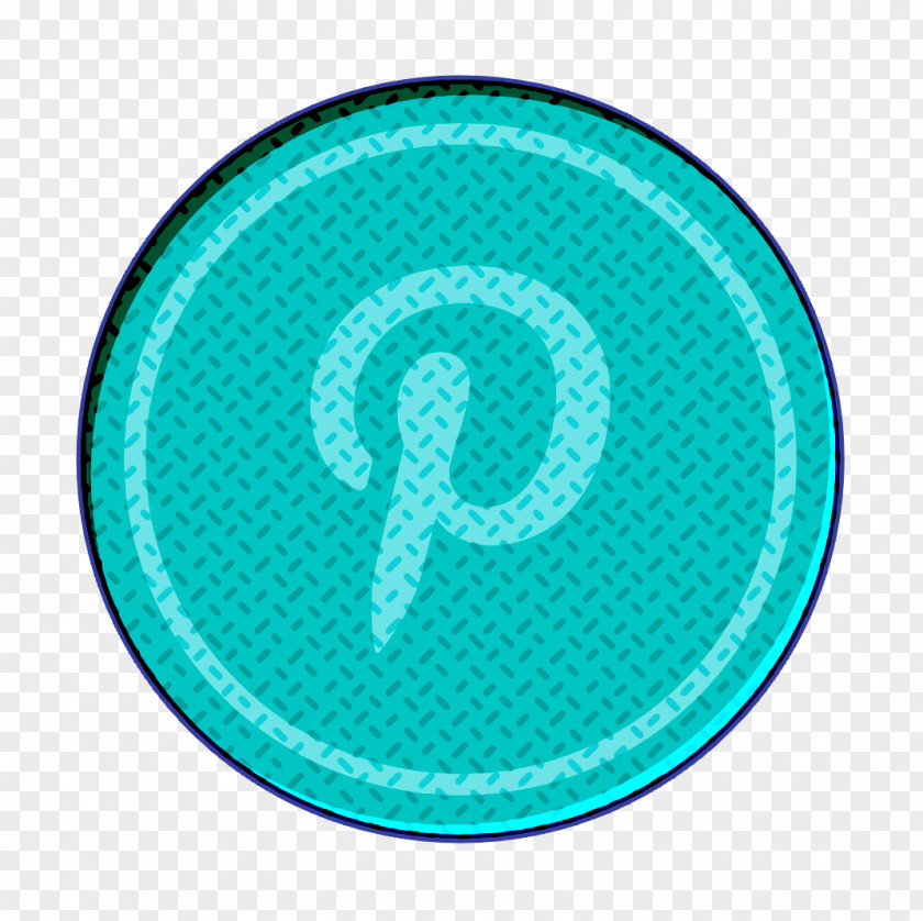 Symbol Electric Blue Pinterest Icon Social PNG