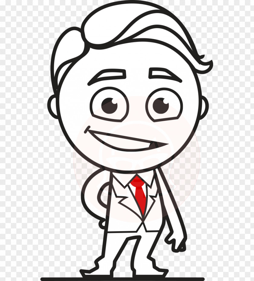 Businessman Cartoon Character Animation Drawing PNG