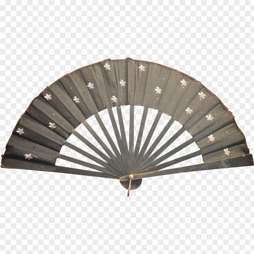 Fan Hand Paper Product Silk PNG