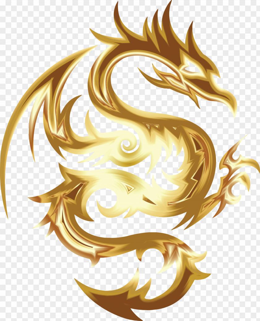Golden Background Chinese Dragon Desktop Wallpaper Mythology Clip Art PNG