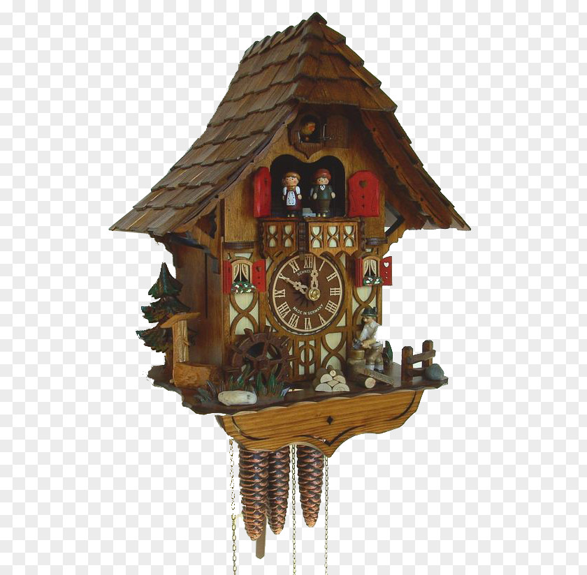 Chalet Watch Cuckoo Clock Icon PNG