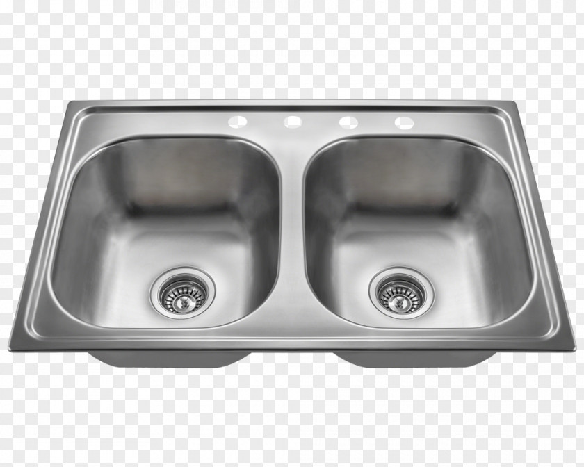 Double Cat Dish Kitchen Sink Bowl Plumbing Fixtures PNG